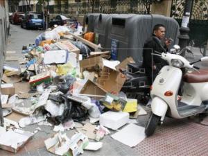 Unas 460 toneladas de basura en Madrid